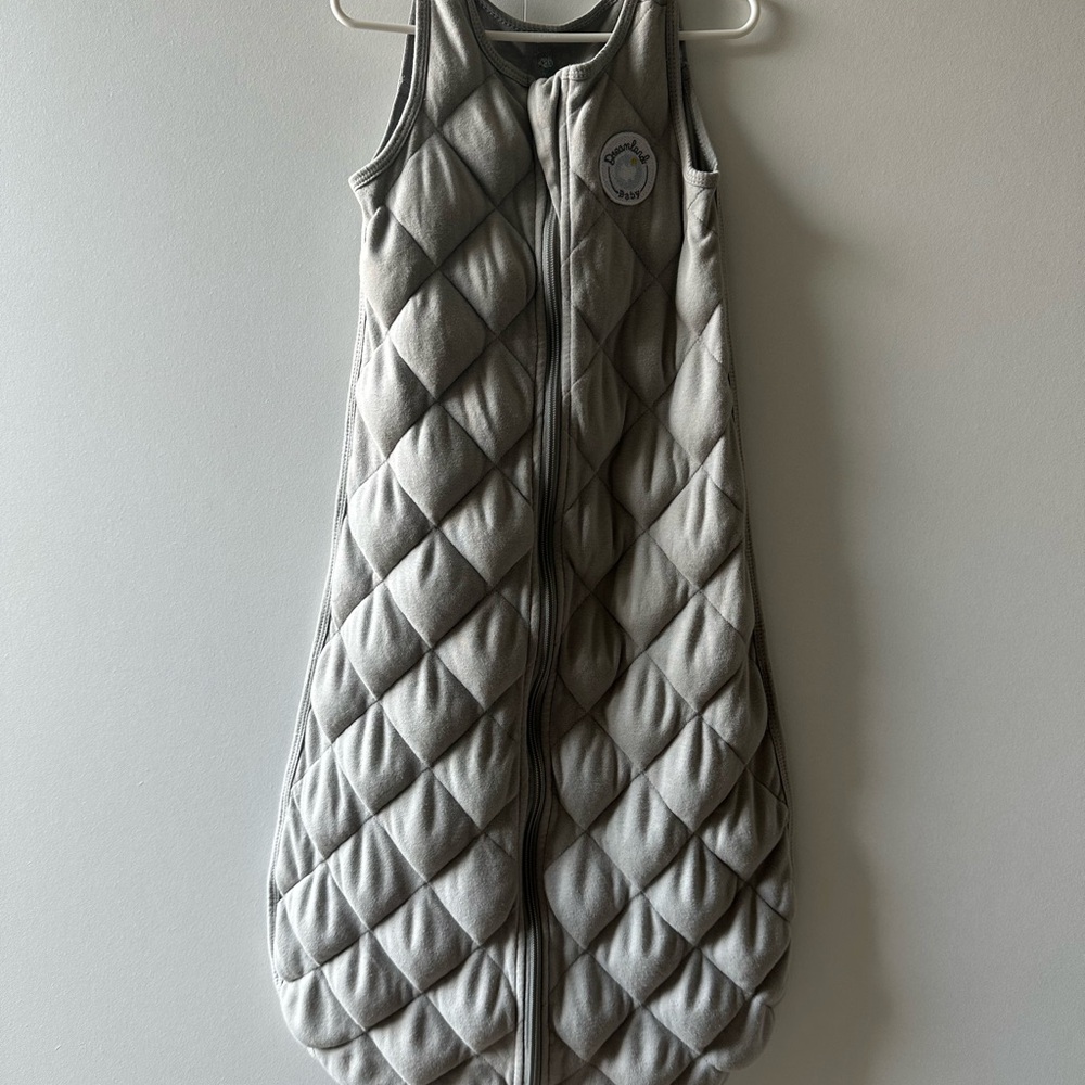 Quilted Sleep Sack for Kids - Gray